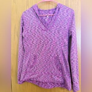 Tangerine Women's Pink Heathered Hoodie